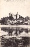 Splendid CPA Combourg Le Castle and pond This Castle is famous by the stay of Chateaubriant