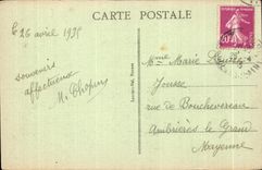 Splendid CPA Combourg Le Castle and pond This Castle is famous by the stay of Chateaubriant