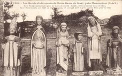 CPA Les Saints Guerisseurs de Notre Dame du Haut pres Moncontour Saint Mamert est invoqne pour les maux de ventre Saint