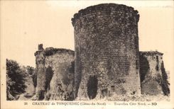 CPA Chateau deTonquedec (Cote du Nord) Tourelles Cote Nord