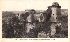 CPA Tonquedec Le Chateau Vue d ensemble