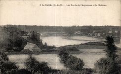 CPA Le Guildo Les Bords de l Arguenon et le Chateau