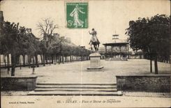 CPA Dinan Places and Statue of Duguesclin