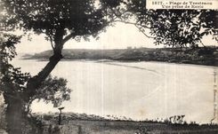 CPA Plage de Trestraou Vue Prise de Keric