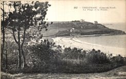 CPA Trestraou la Plage et La Poinle