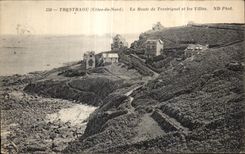 CPA Trestraou La Route de Trestignel et les Villas