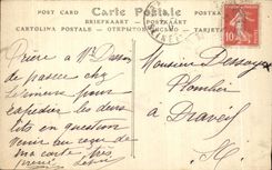 CPA Trestraou La Route de Trestignel et les Villas