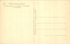 CPA Dinan Le Old man Bridge on Rancc and Viadue de Lanvallay