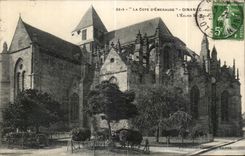 CPA the Dimension Emerald Dinan Church St Malo