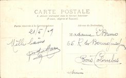 CPA Guingamp Seen from of the Suburb of Rustang