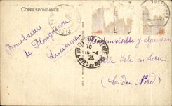 CPA Plougasnou Column of Ker Maria and Plage of Saint Jean of the Finger Cows