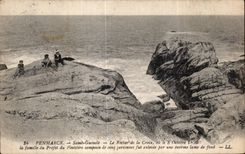 CPA Penmarck Saint Guenole Le Rock of the Cross or it