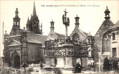 CPA Gumiliau Vue d ensemble de I Eglise Le Calvaire