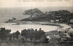 CPA Tregastel Primel (Finistere) View of the Point