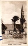 CPA Guimaec (Finistere) Church