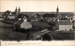 CPA Saint pol Of Leon Road of Santec