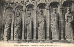 CPA the Apostles Porch of the Cloister of Daoulas
