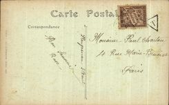 CPA Tregastel Primel (Finistere) Effect of blade Burdens with Diben