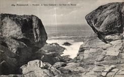CPA Penmarch Rocks of Saint Gnenole Le Jump of the Monk