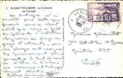 CPA St Jean Trolimon Le Martyrdom of Tronoen