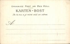 CPA Huelgoat Le Chaos with the fall of I Etang Le Mill