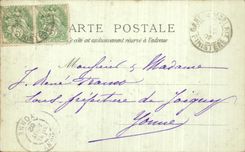 CPA Saint Thegonnec l Arc de