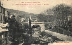 CPA Amelie Les Bains Per Seen Sur Le Mondony Et Le Bridge Of I Military hospital