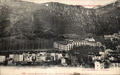 CPA Amelie Les Bains Military Park Hospital Militaria