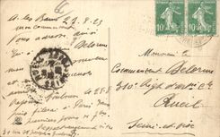 CPA Amelie Les Bains Military Park Hospital Militaria