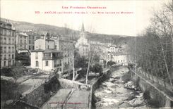 CPA Amelie Les Bains the Left Bank Of Mondony