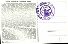 CHART SYSTEM clock astronomical of the Cathedral of Strasbourg