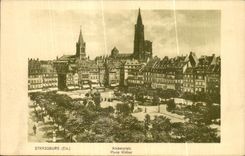 CPA Strasburg Kieberplatz Places Kieber