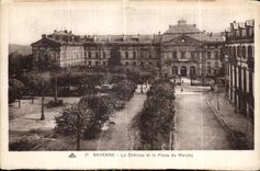 CPA Saverne Le Castle of your Place of the Market