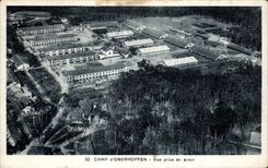 CPA Camp Oberhoffen Seen from in the Militaria plane