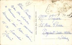 CPA Camp Oberhoffen Seen from in the Militaria plane