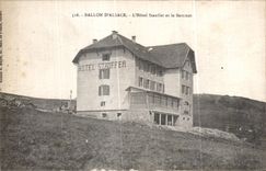 CPA Balloon Alsace Hotel Stauffer and the Summit