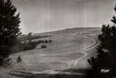 CPA Balloon Alsace (for the third time of Belfort) Sight on the Summit and the Firm Restaurant