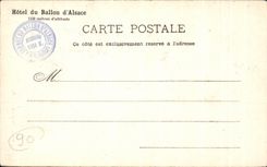 CPA the Virgin of the Balloon Alsace