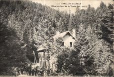 CPA Balloon Alsace Hotel of the Jump of Trout