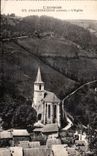 CPA Auvergne Chaudesaigues (Cantal) Church
