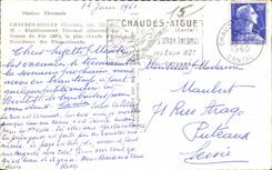 CPA Thermal spa Acute Heats (Cantal) alt Hydropathic establishment feeds