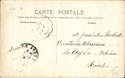 CPA Auxerre Statue Fourrier et Musee