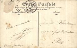 CPA Auxerre L Horloge