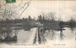 CPA Auxerre Barrage du Batardeau