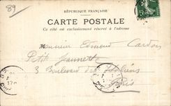 CPA Auxerre Barrage du Batardeau