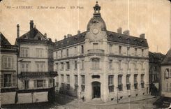 CPA Auxerre L Hotel des Postes 