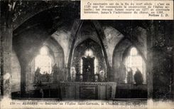 CPA Auxerre Interieur de l Eglise Saint Germain la Chapelle