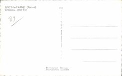 CPA Ancy le Franc Chateau cote Est