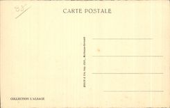 CPA Ribeauvillee Fountain and Tour of the Butchers