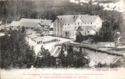 CPA Seen together of French hotel of Schlucht and its dependences